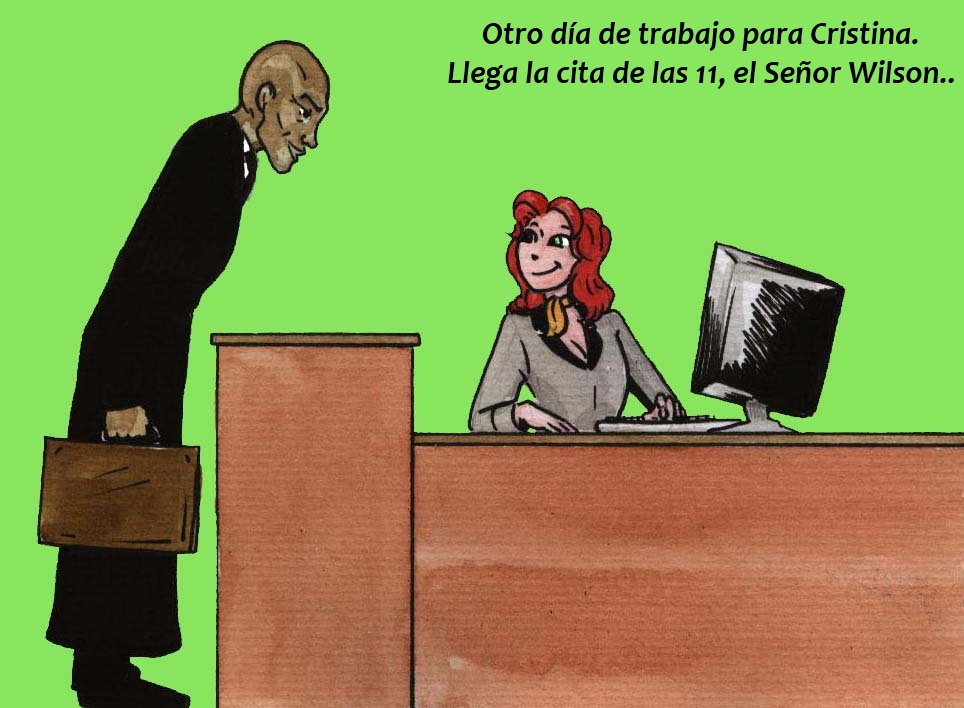 CRISTINA EN LA OFICINA image number 1