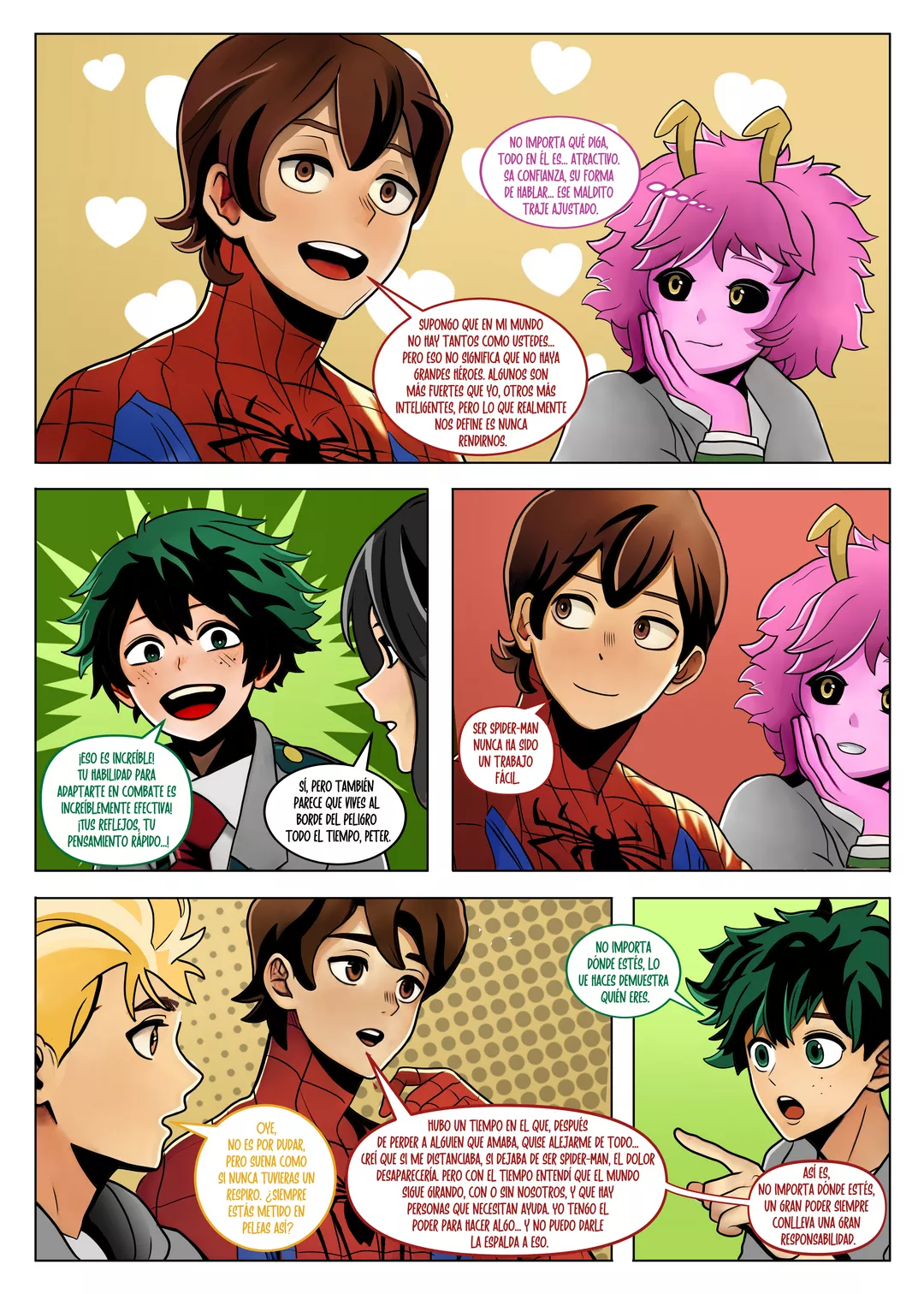 Mina Ashido x Spider-Man image number 11