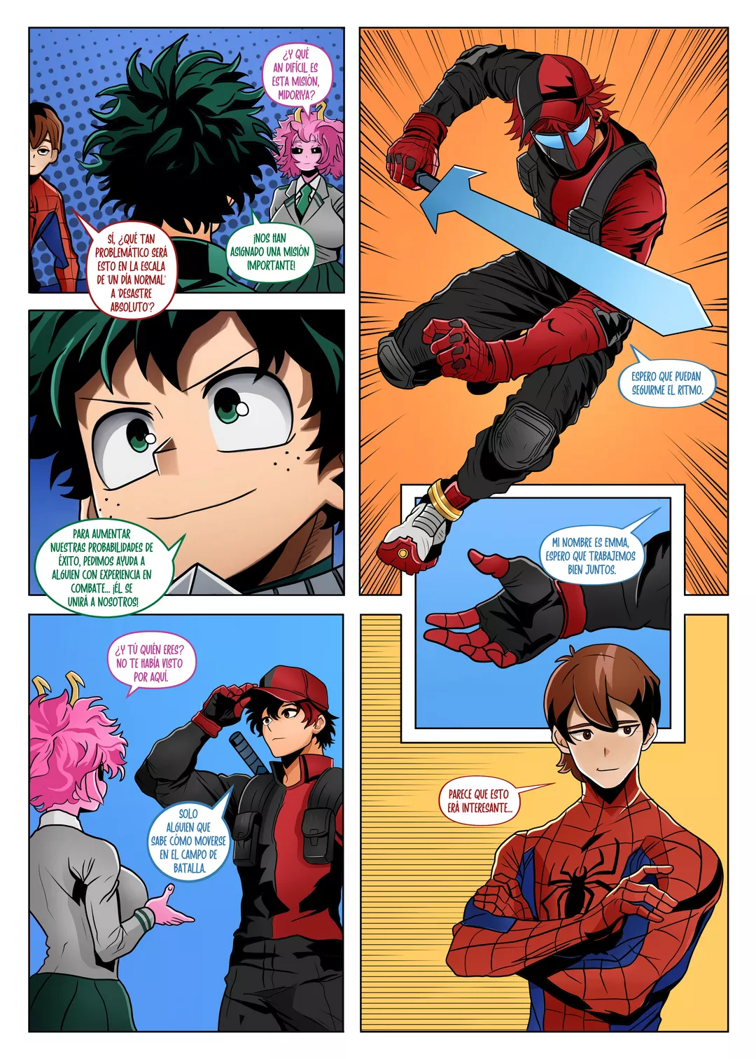 Mina Ashido x Spider-Man image number 12