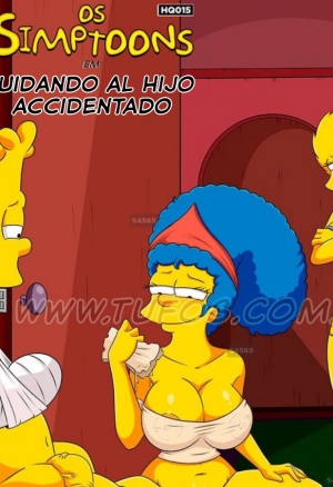 Cuidando al Hijo Accidentado   Los Simpsons