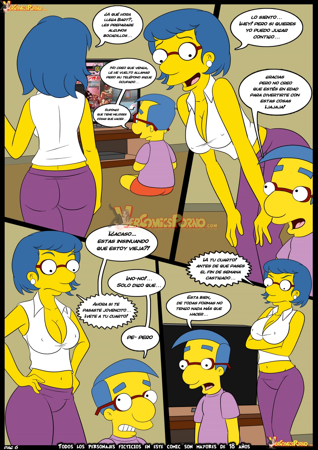 Los simpsons viejas costumbres 6 Aprendiendo con mama image number 6