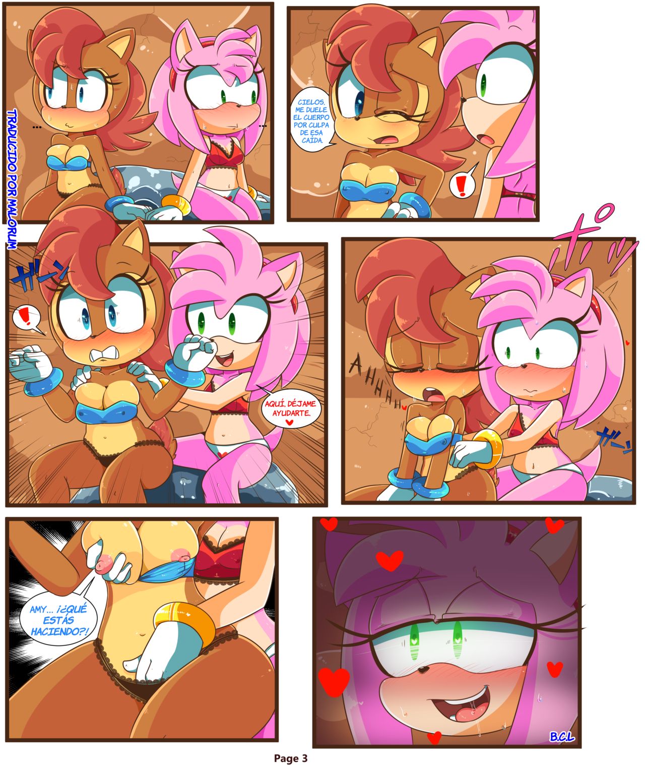 Sally & Amy in The Forbidden fruit  En La Fruta Prohibida image number 3