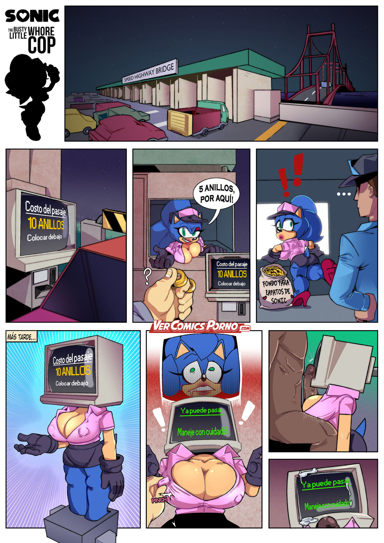 Sonic The Whore Cop image number 25