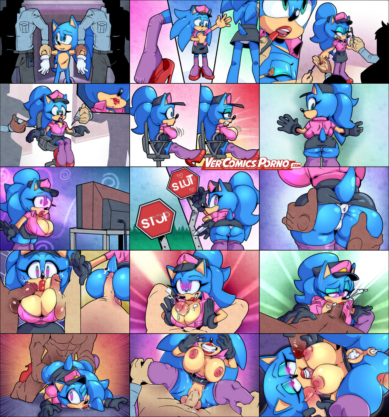 Sonic The Whore Cop image number 28