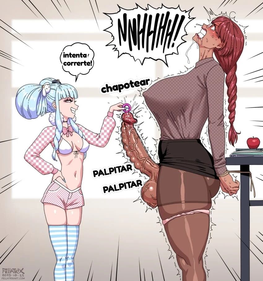 Valentina teasing Mrs. Morgan image number 6