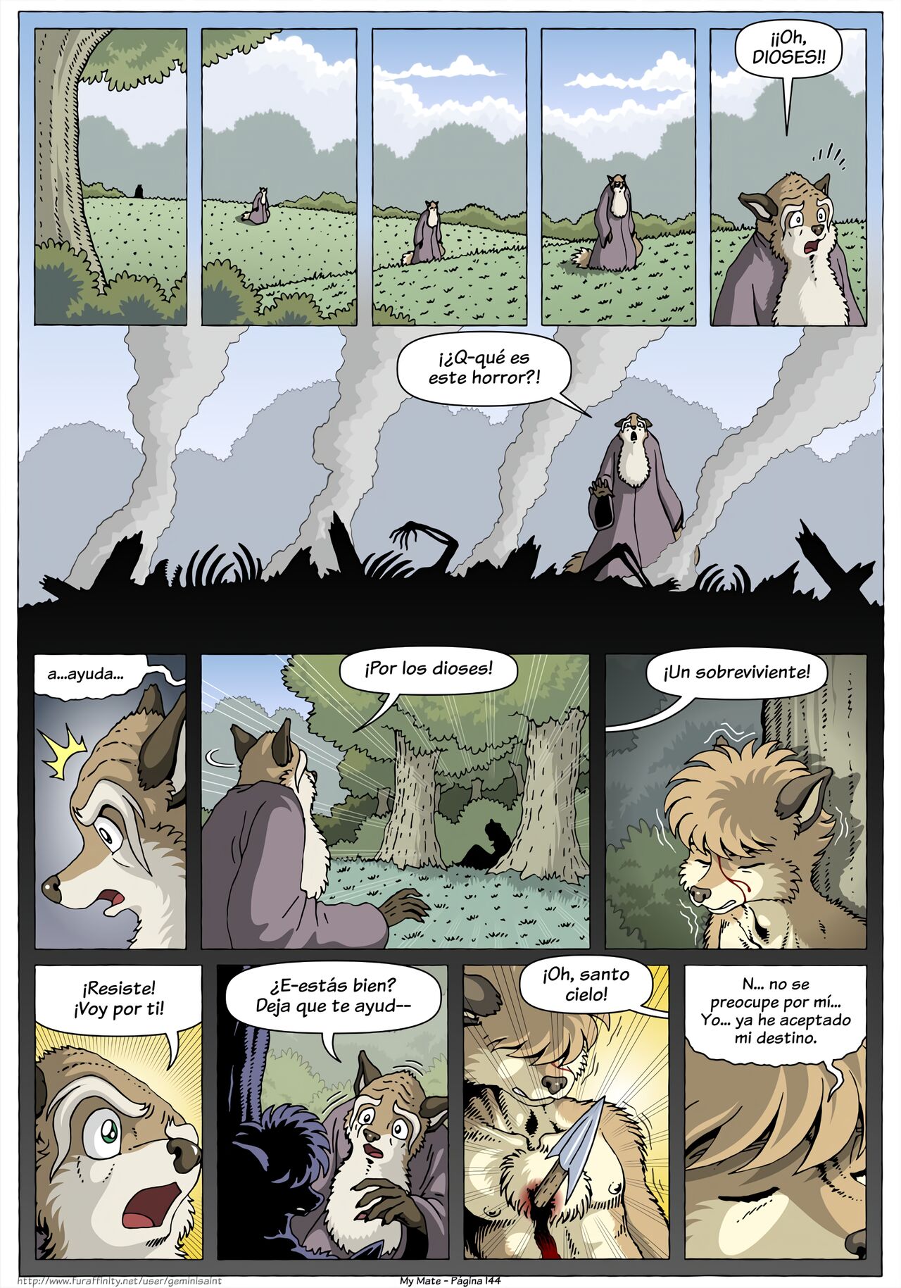 My Mate. Chapter 2 Re-scaled  Espanol image number 34