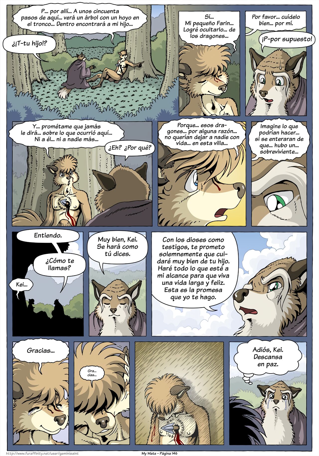 My Mate. Chapter 2 Re-scaled  Espanol image number 36