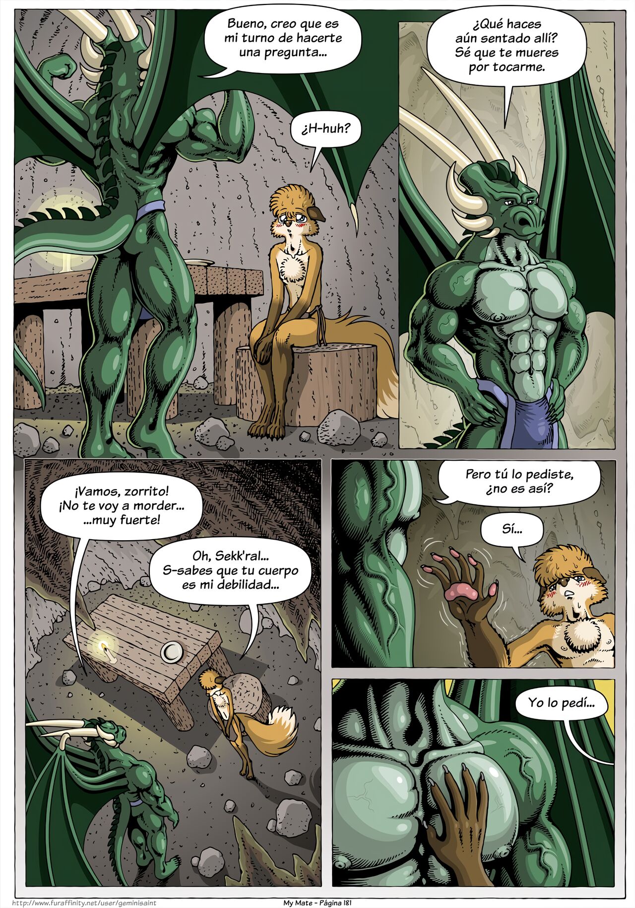 My Mate. Chapter 2 Re-scaled  Espanol image number 71