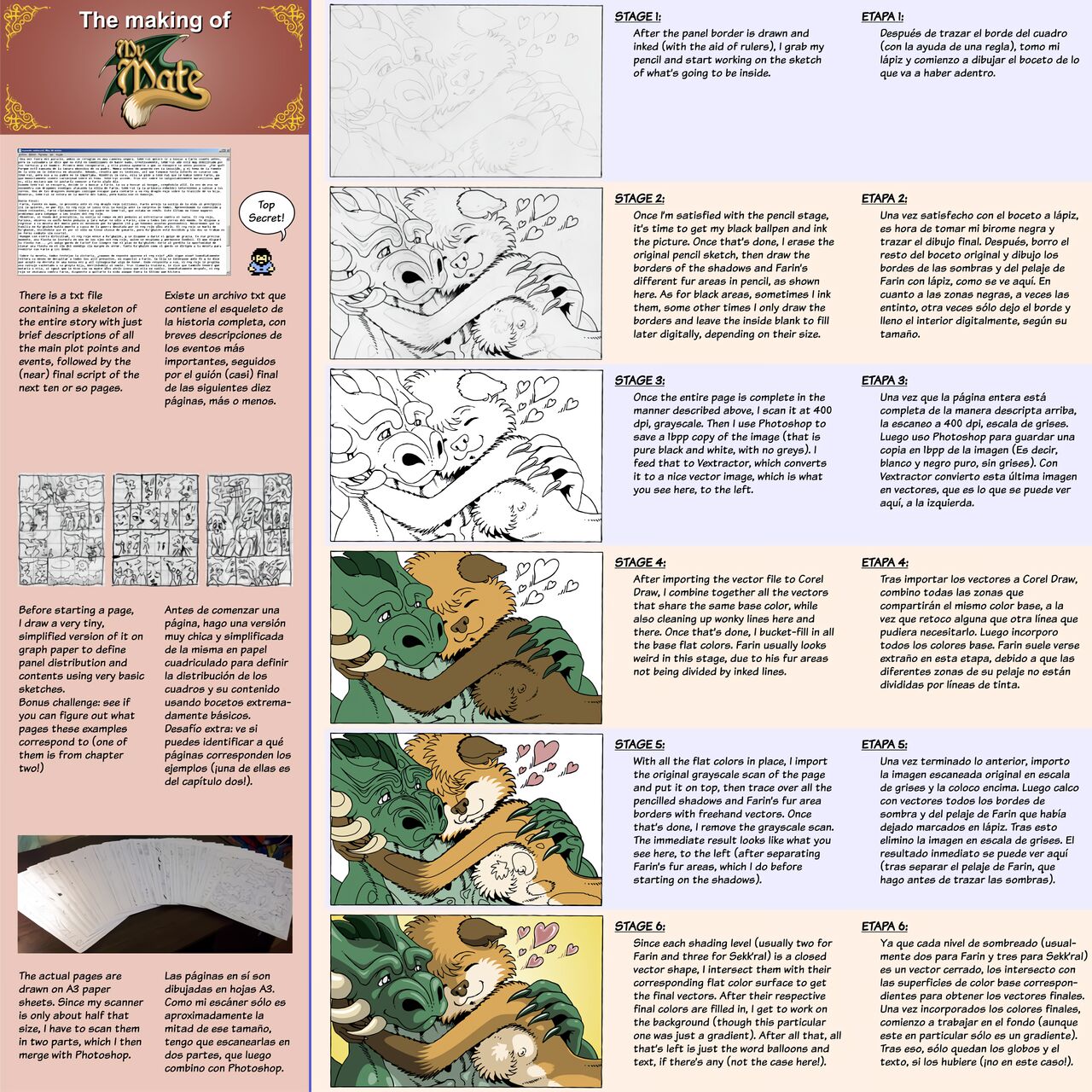 My Mate. Chapter 2 Re-scaled  Espanol image number 87