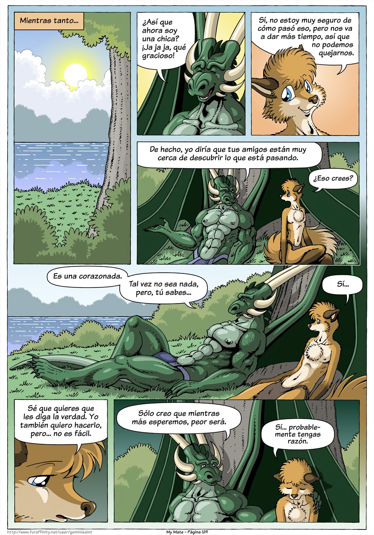 My Mate. Chapter 2 Re-scaled  Espanol image number 19