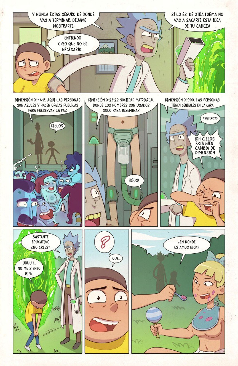 Artista - PieceofSoap / Aventuras de la dimension A24L - COMIC ESPANOL image number 3