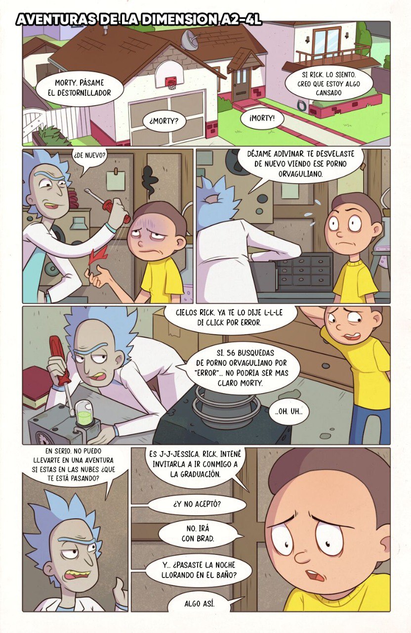 Artista - PieceofSoap / Aventuras de la dimension A24L - COMIC ESPANOL image number 1
