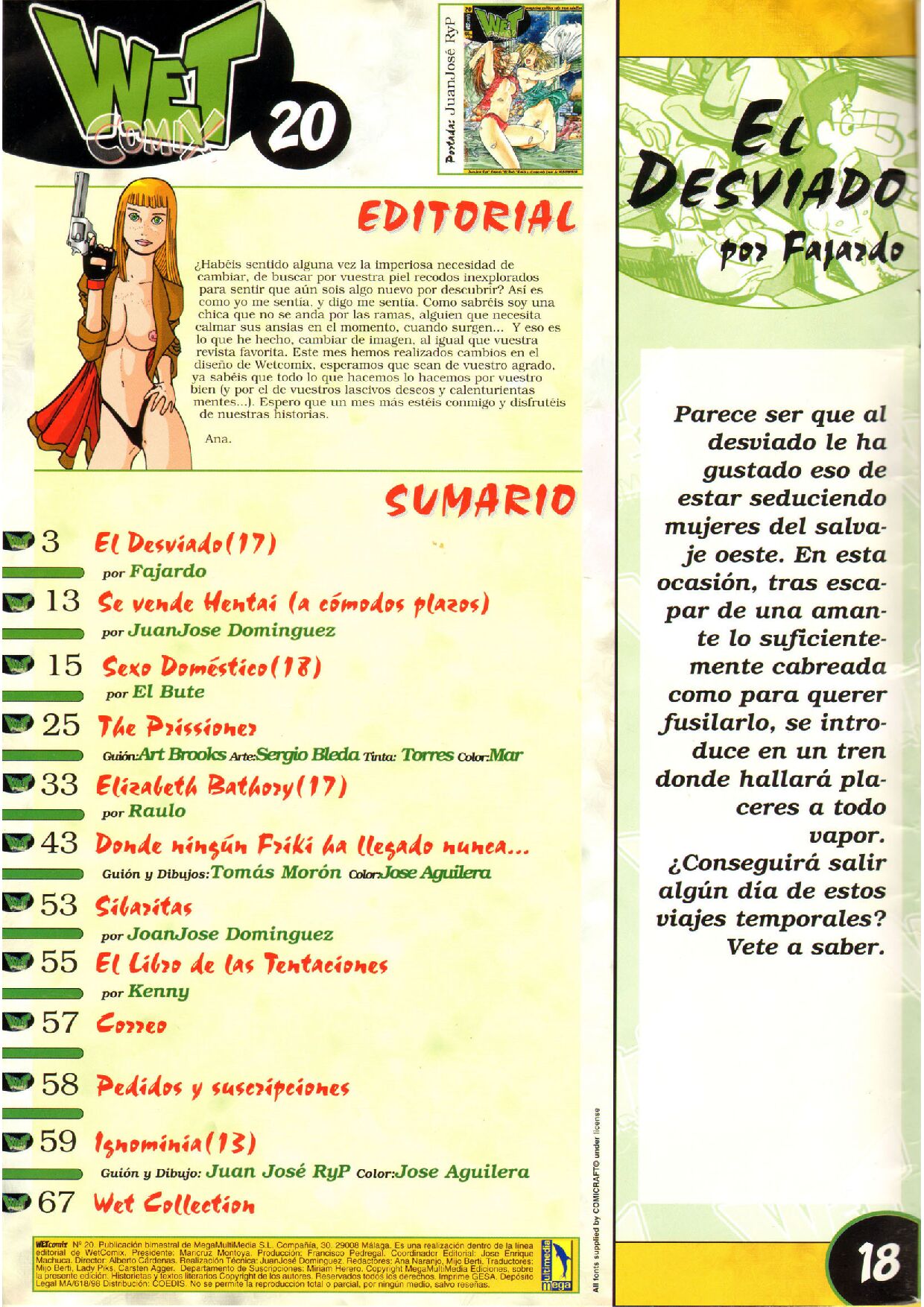 Wet Comix 20 image number 1