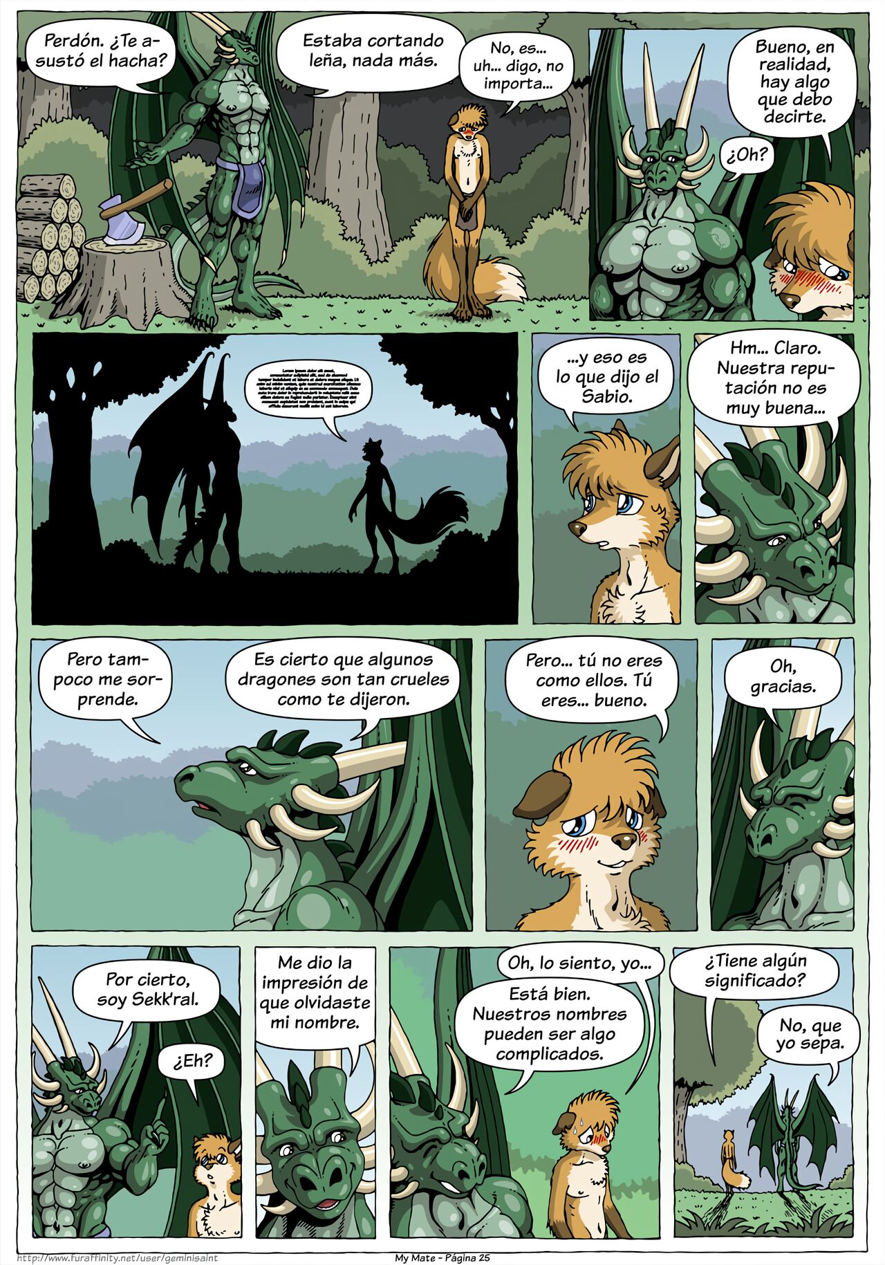 My Mate. Chapter 1 Re-scaled  Espanol image number 25
