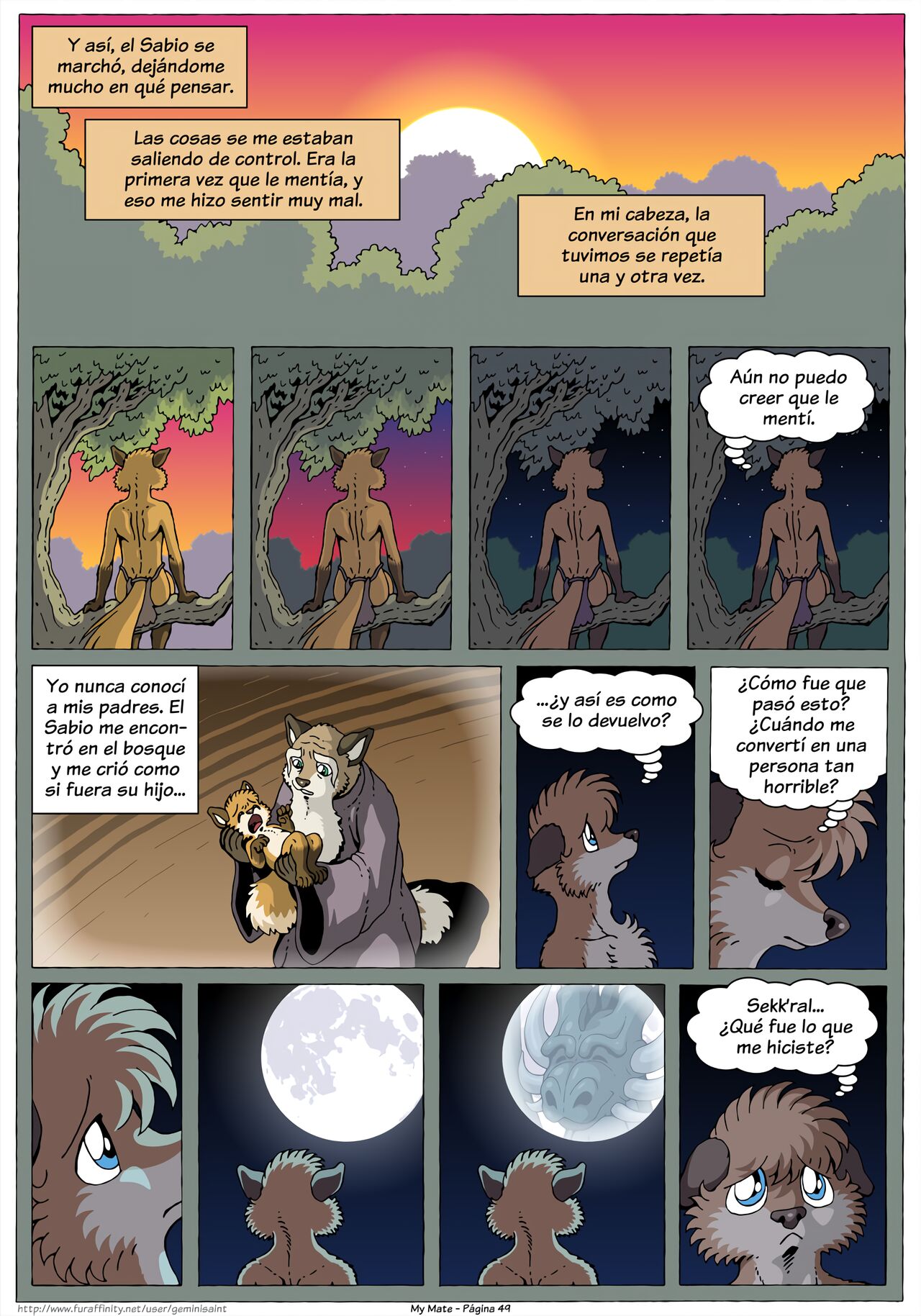 My Mate. Chapter 1 Re-scaled  Espanol image number 49
