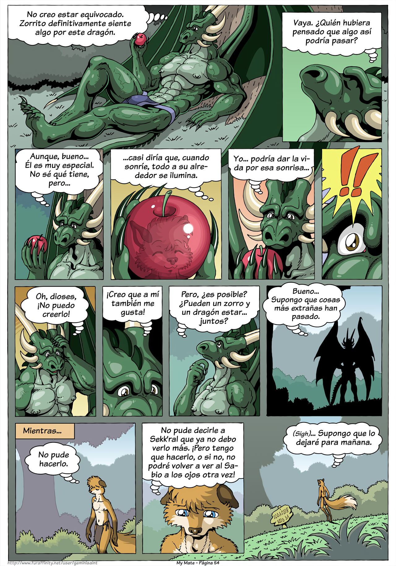 My Mate. Chapter 1 Re-scaled  Espanol image number 54