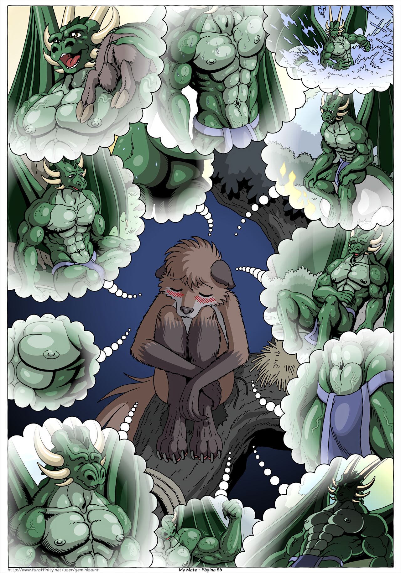 My Mate. Chapter 1 Re-scaled  Espanol image number 56
