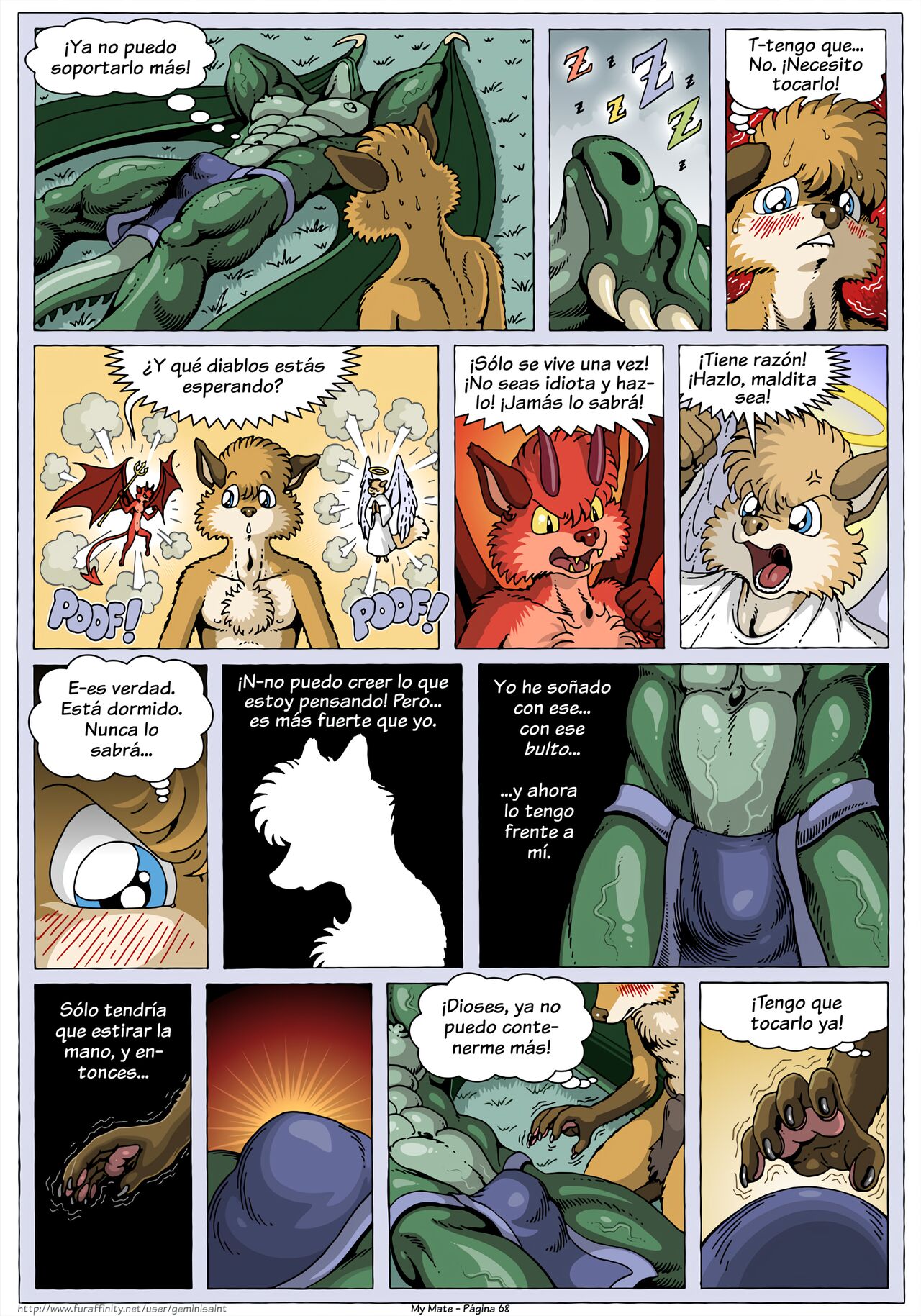 My Mate. Chapter 1 Re-scaled  Espanol image number 68