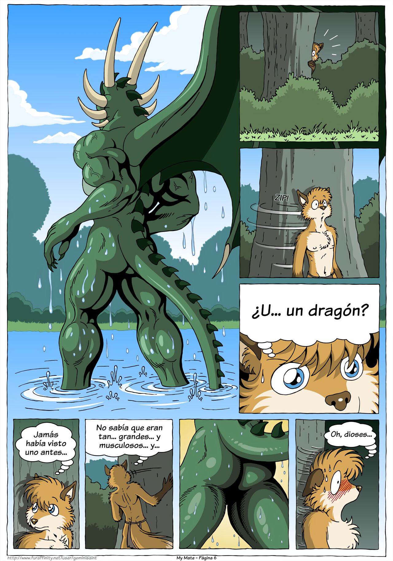 My Mate. Chapter 1 Re-scaled  Espanol image number 6
