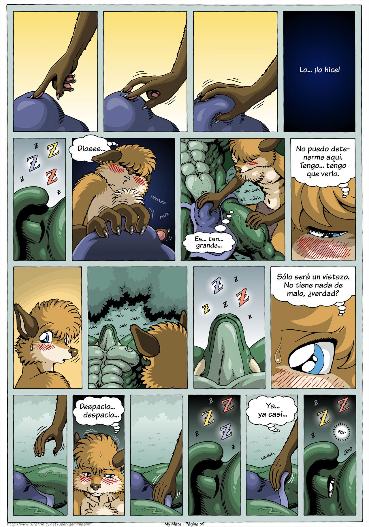 My Mate. Chapter 1 Re-scaled  Espanol image number 69