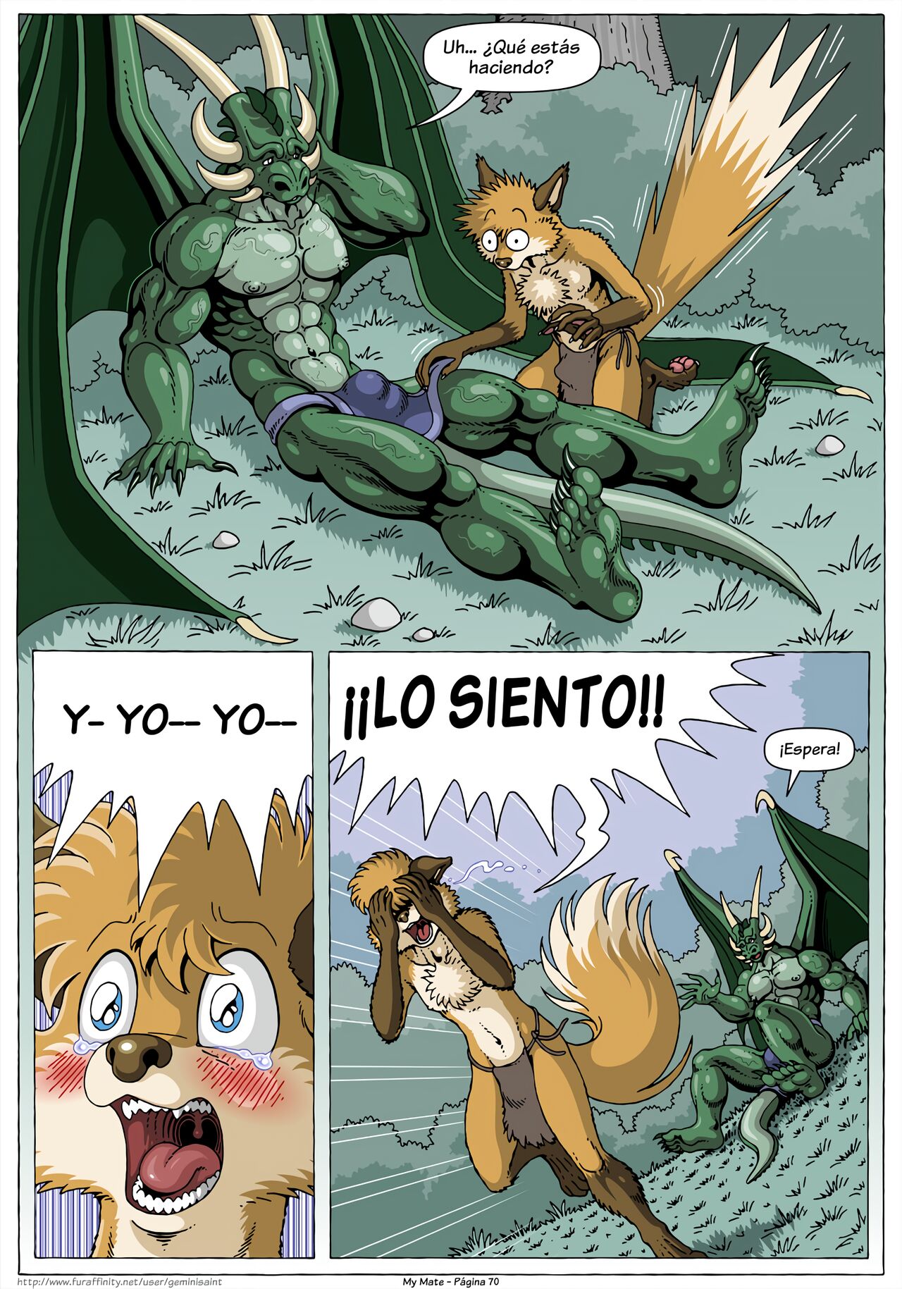My Mate. Chapter 1 Re-scaled  Espanol image number 70