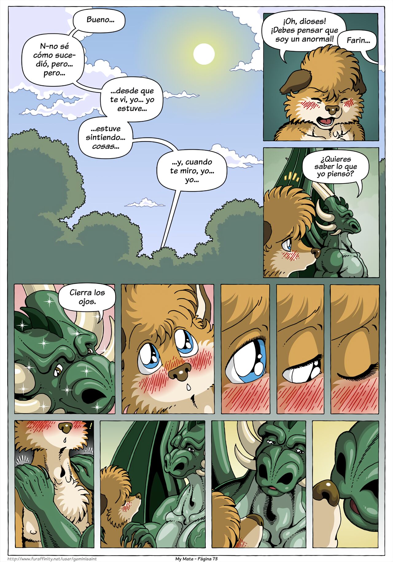My Mate. Chapter 1 Re-scaled  Espanol image number 73