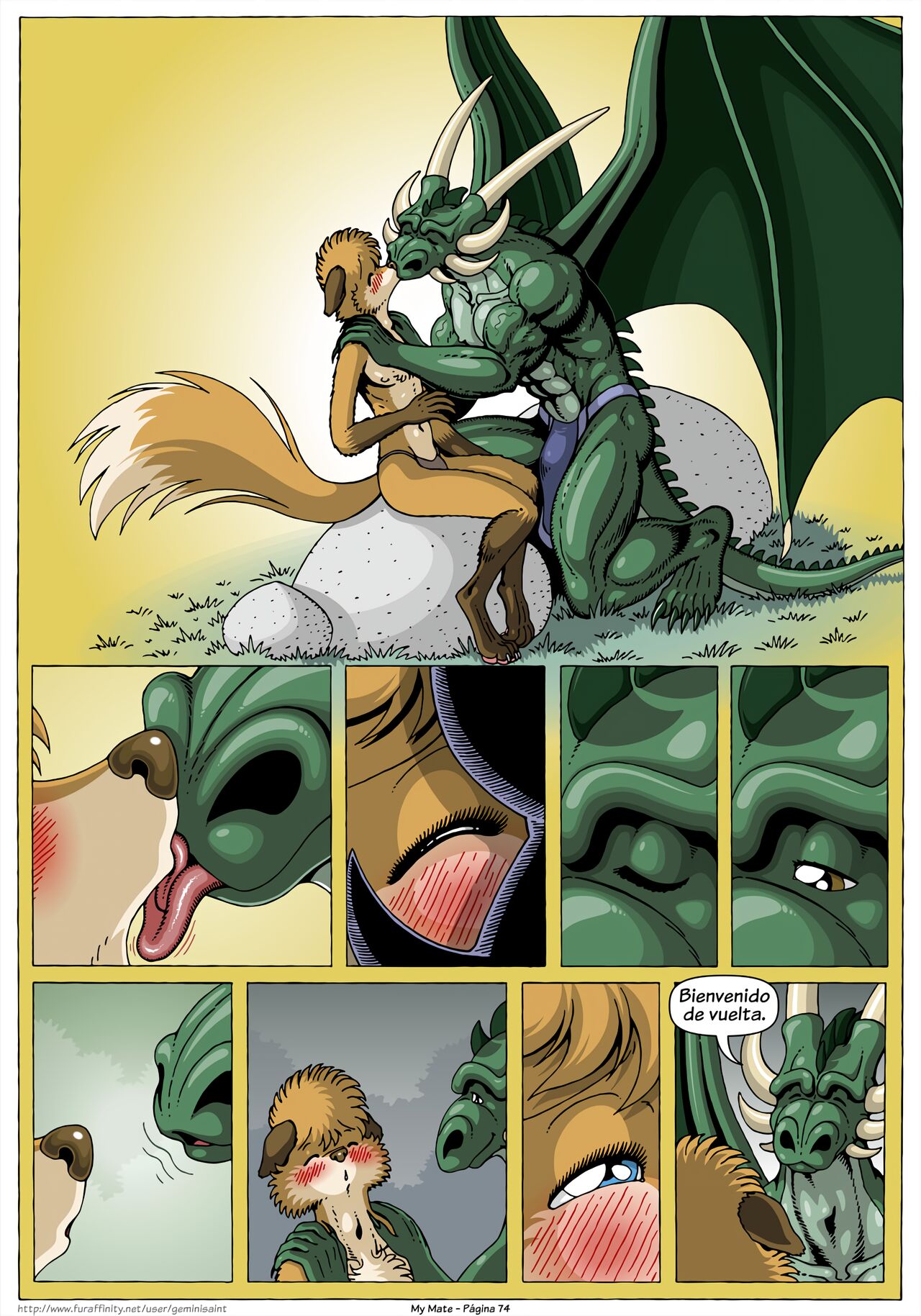 My Mate. Chapter 1 Re-scaled  Espanol image number 74