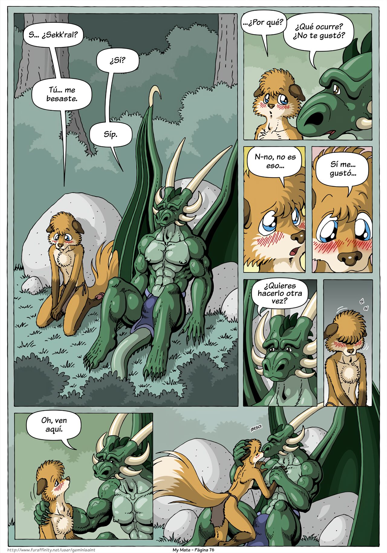My Mate. Chapter 1 Re-scaled  Espanol image number 76