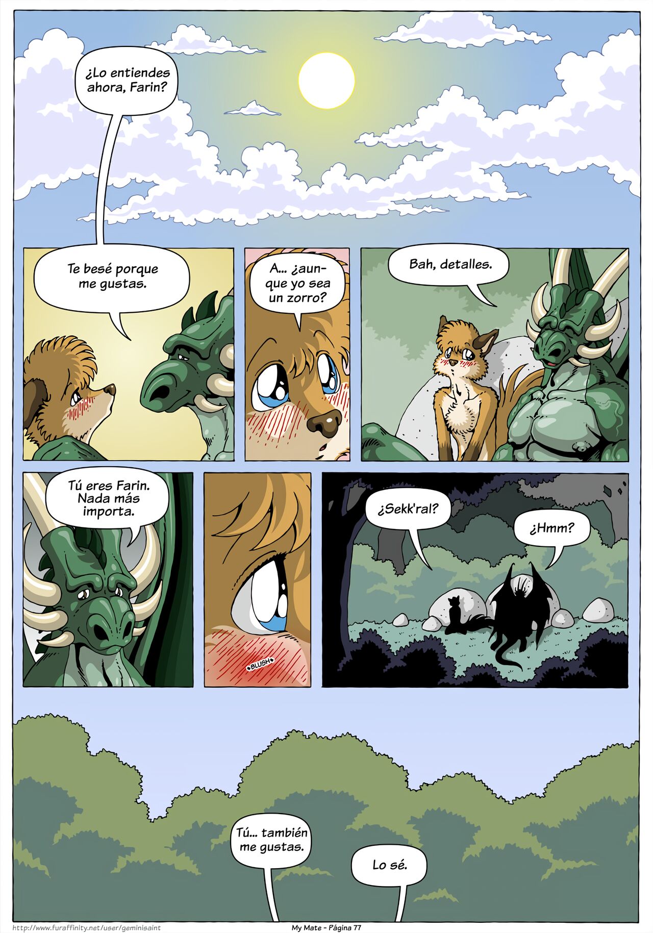 My Mate. Chapter 1 Re-scaled  Espanol image number 77