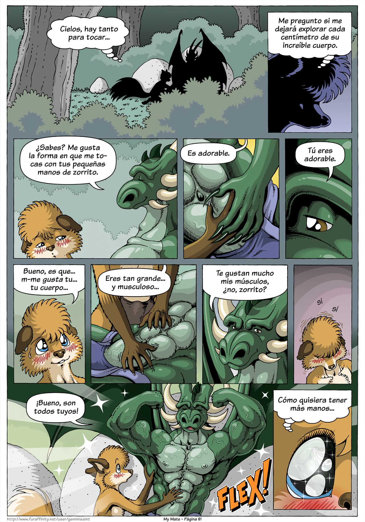 My Mate. Chapter 1 Re-scaled  Espanol image number 81