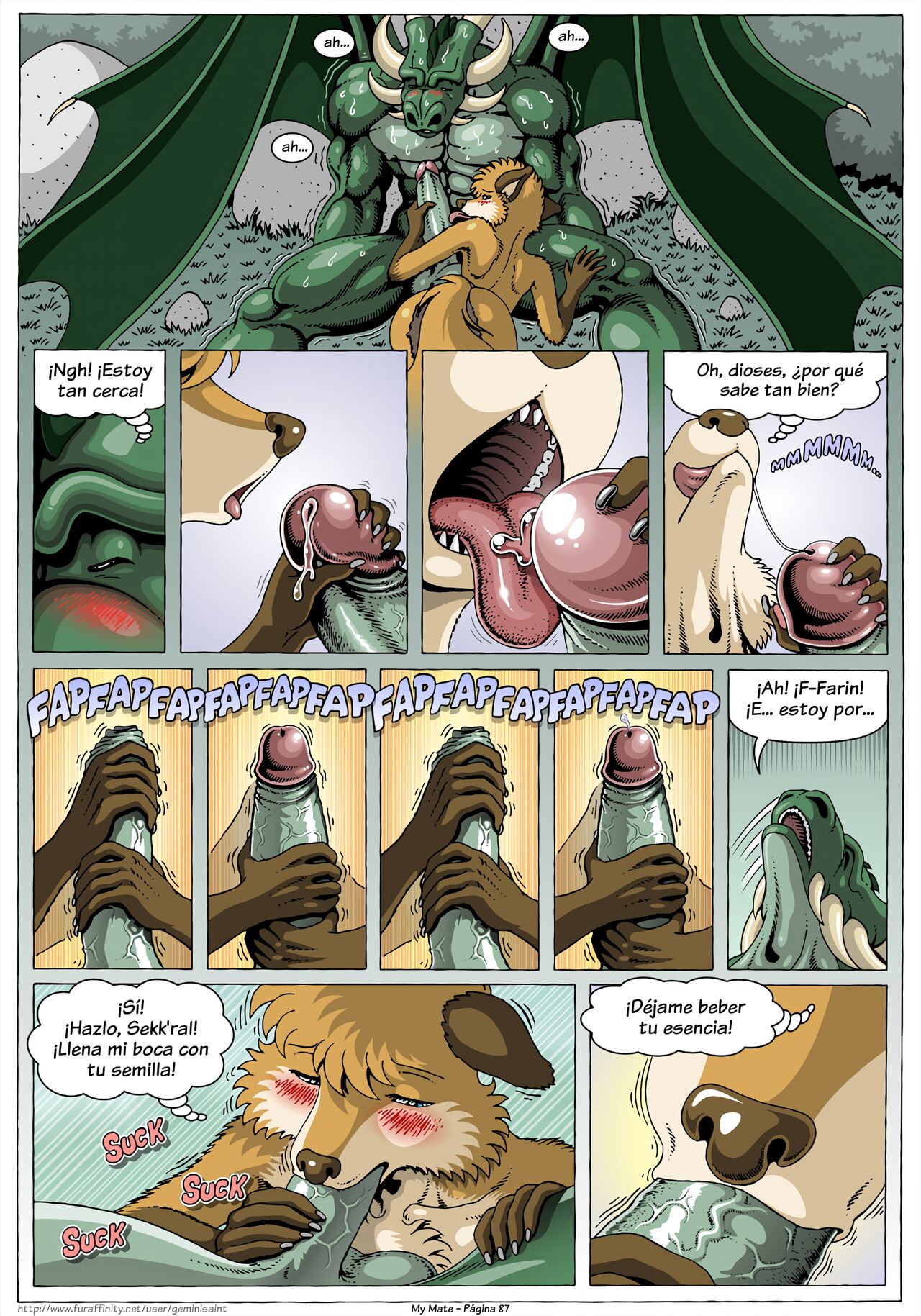 My Mate. Chapter 1 Re-scaled  Espanol image number 87