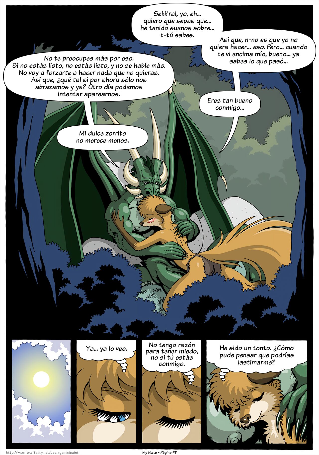My Mate. Chapter 1 Re-scaled  Espanol image number 93