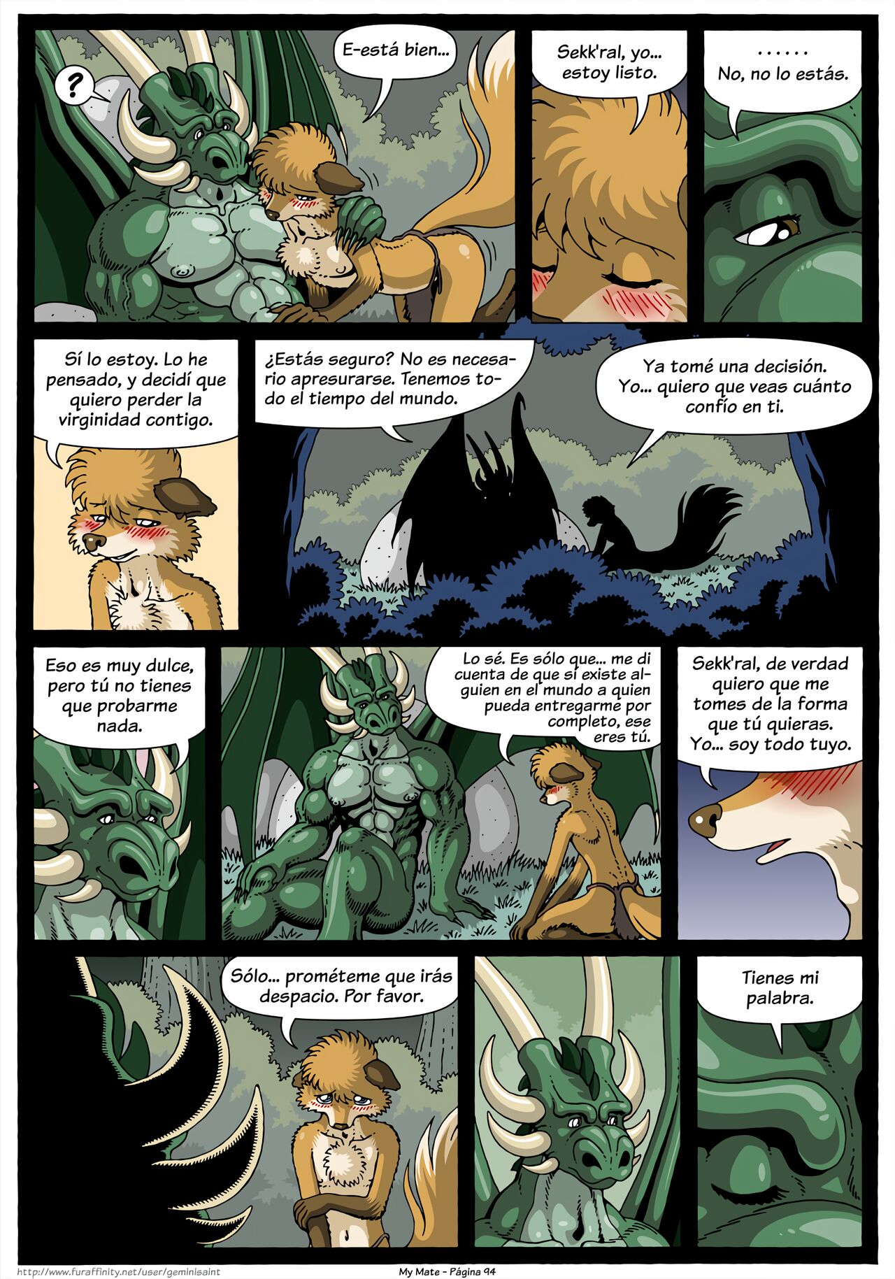 My Mate. Chapter 1 Re-scaled  Espanol image number 94
