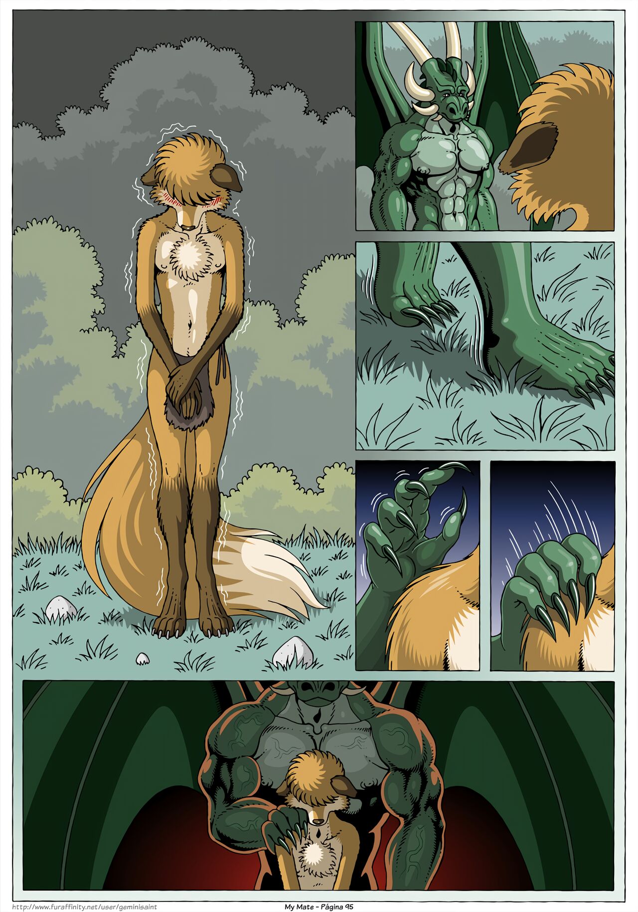 My Mate. Chapter 1 Re-scaled  Espanol image number 95