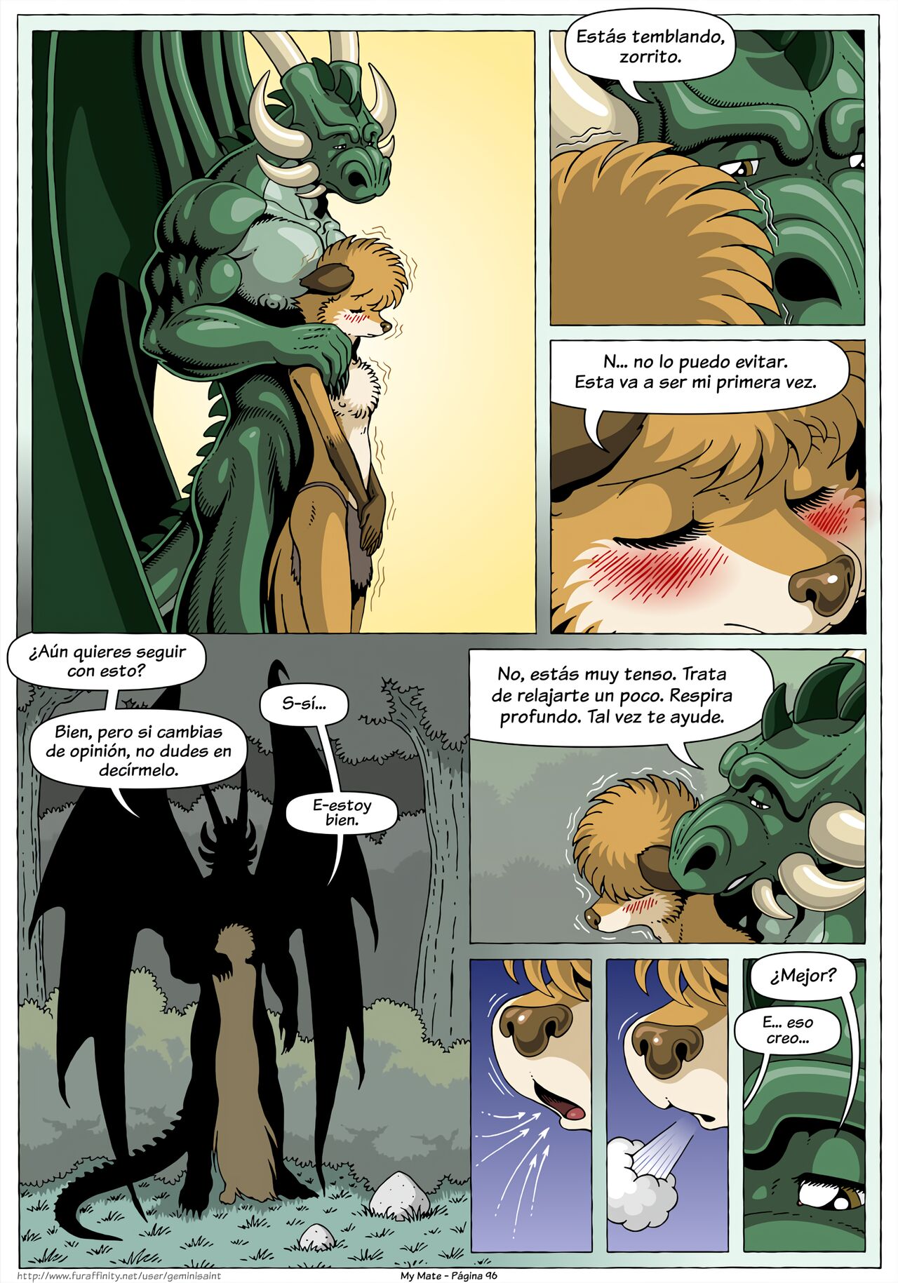 My Mate. Chapter 1 Re-scaled  Espanol image number 96