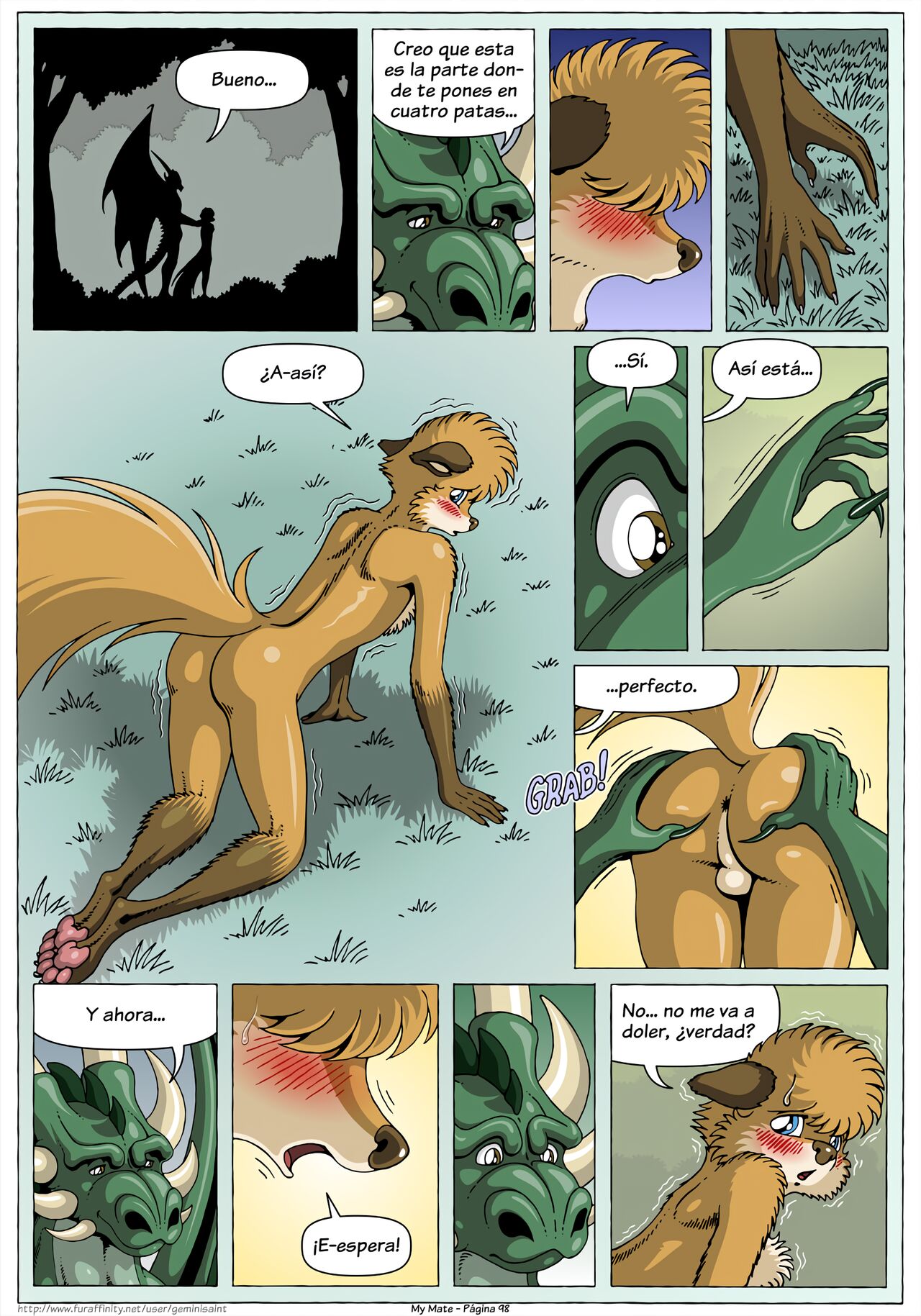 My Mate. Chapter 1 Re-scaled  Espanol image number 98