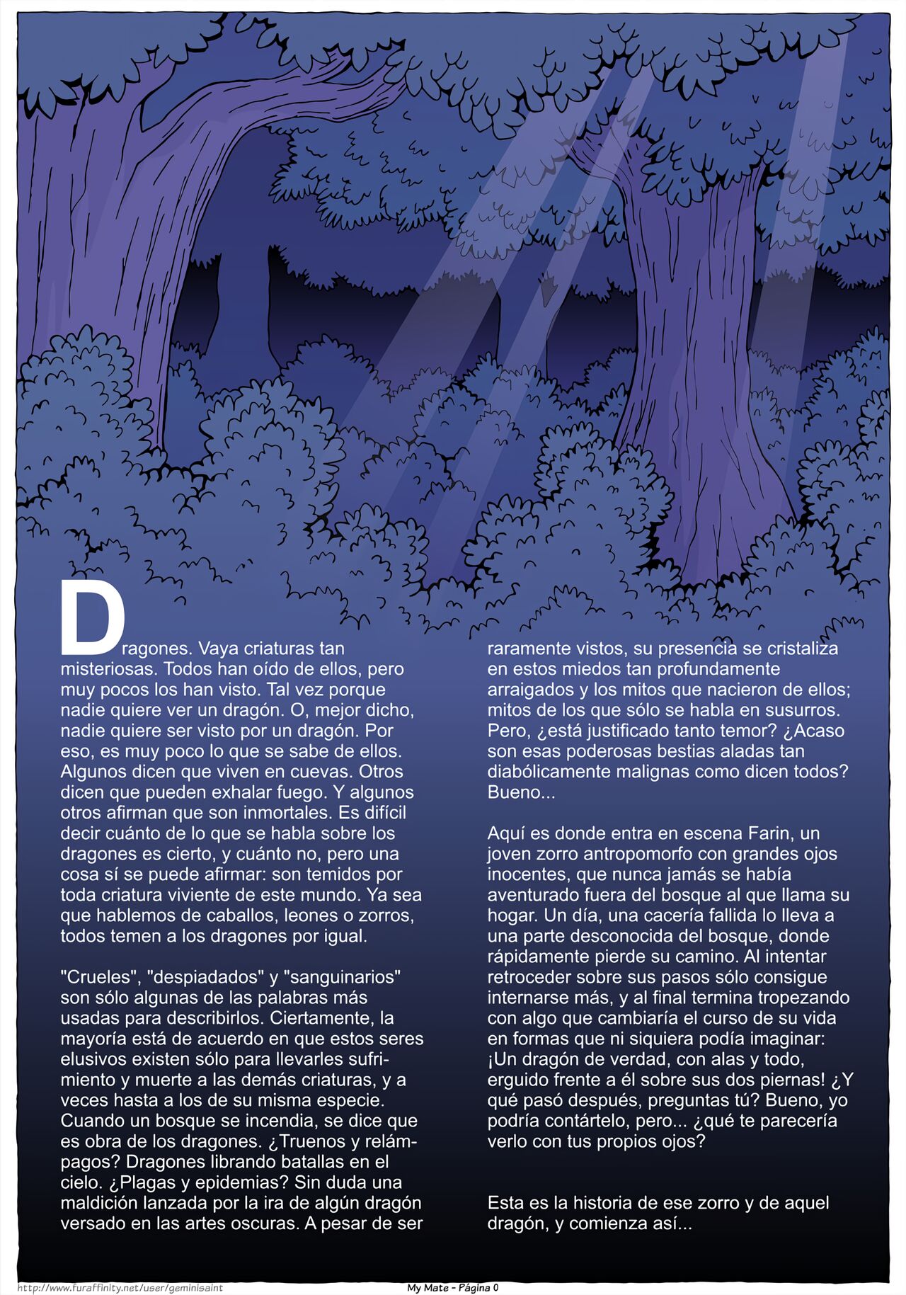 My Mate. Chapter 1 Re-scaled  Espanol