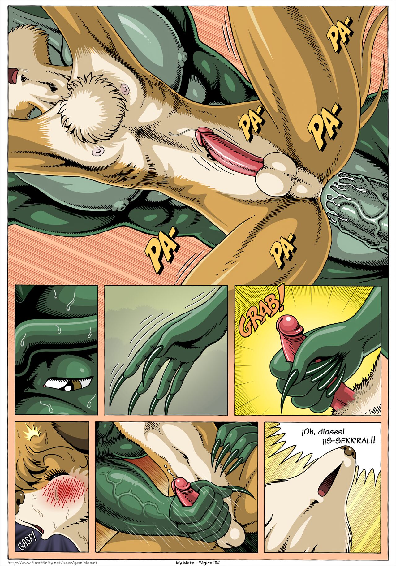 My Mate. Chapter 1 Re-scaled  Espanol image number 104