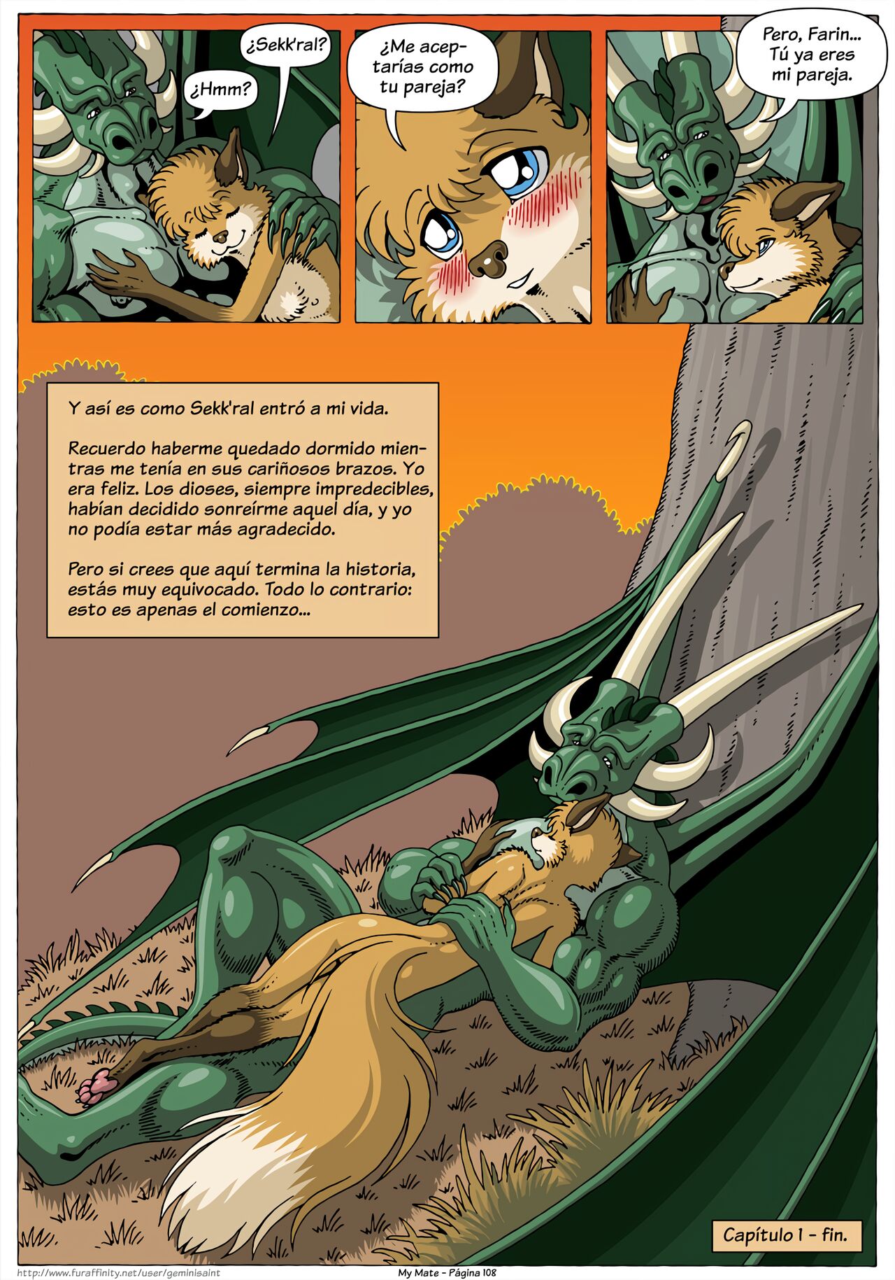 My Mate. Chapter 1 Re-scaled  Espanol image number 108