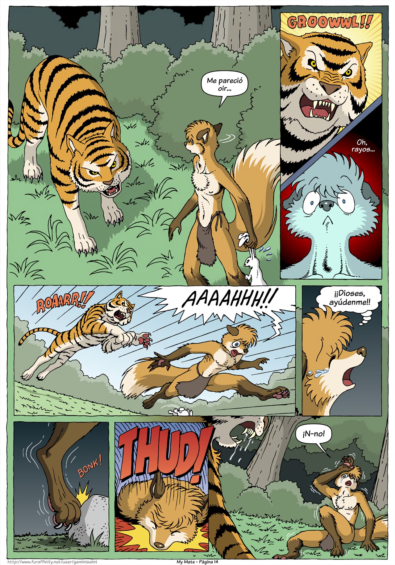 My Mate. Chapter 1 Re-scaled  Espanol image number 14