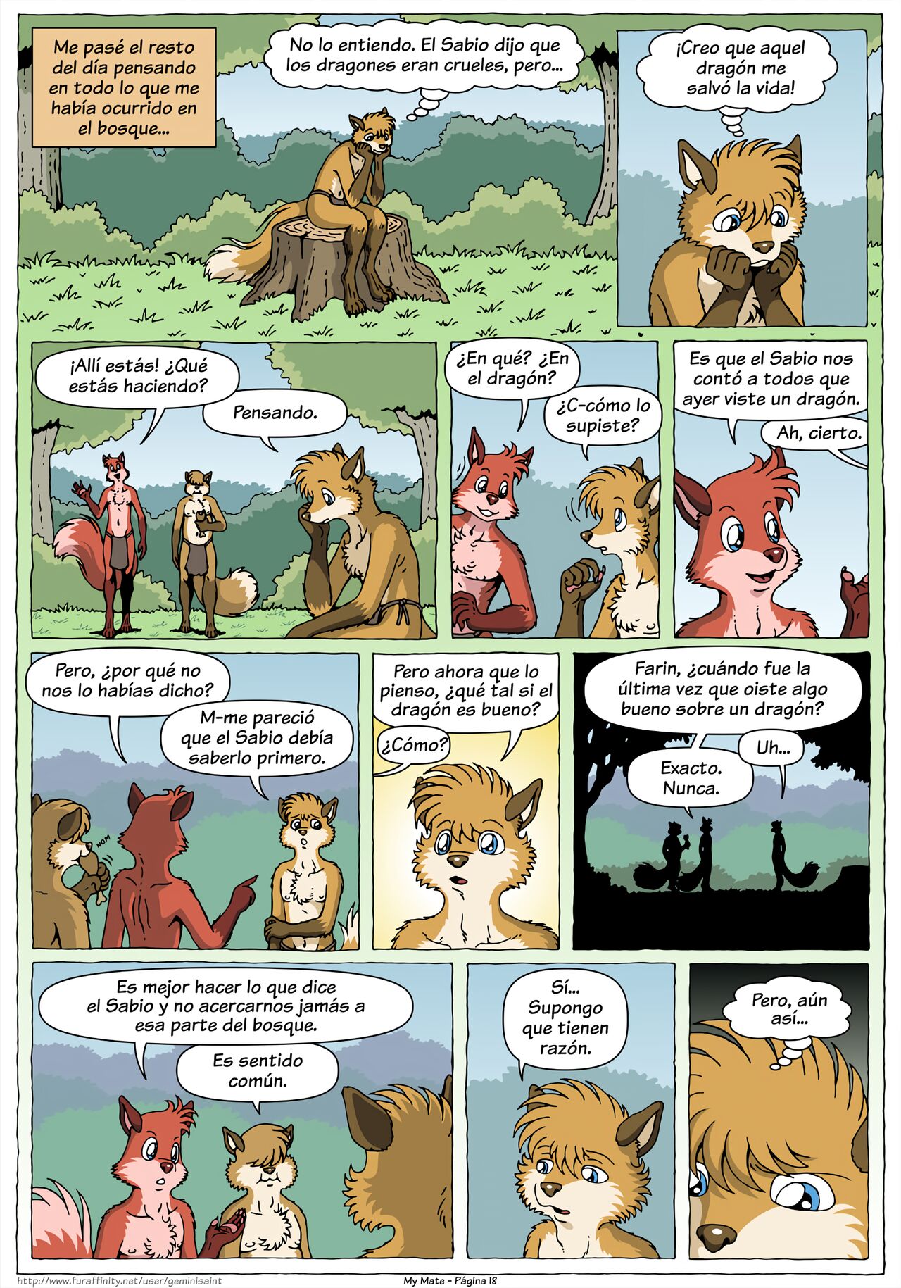 My Mate. Chapter 1 Re-scaled  Espanol image number 18