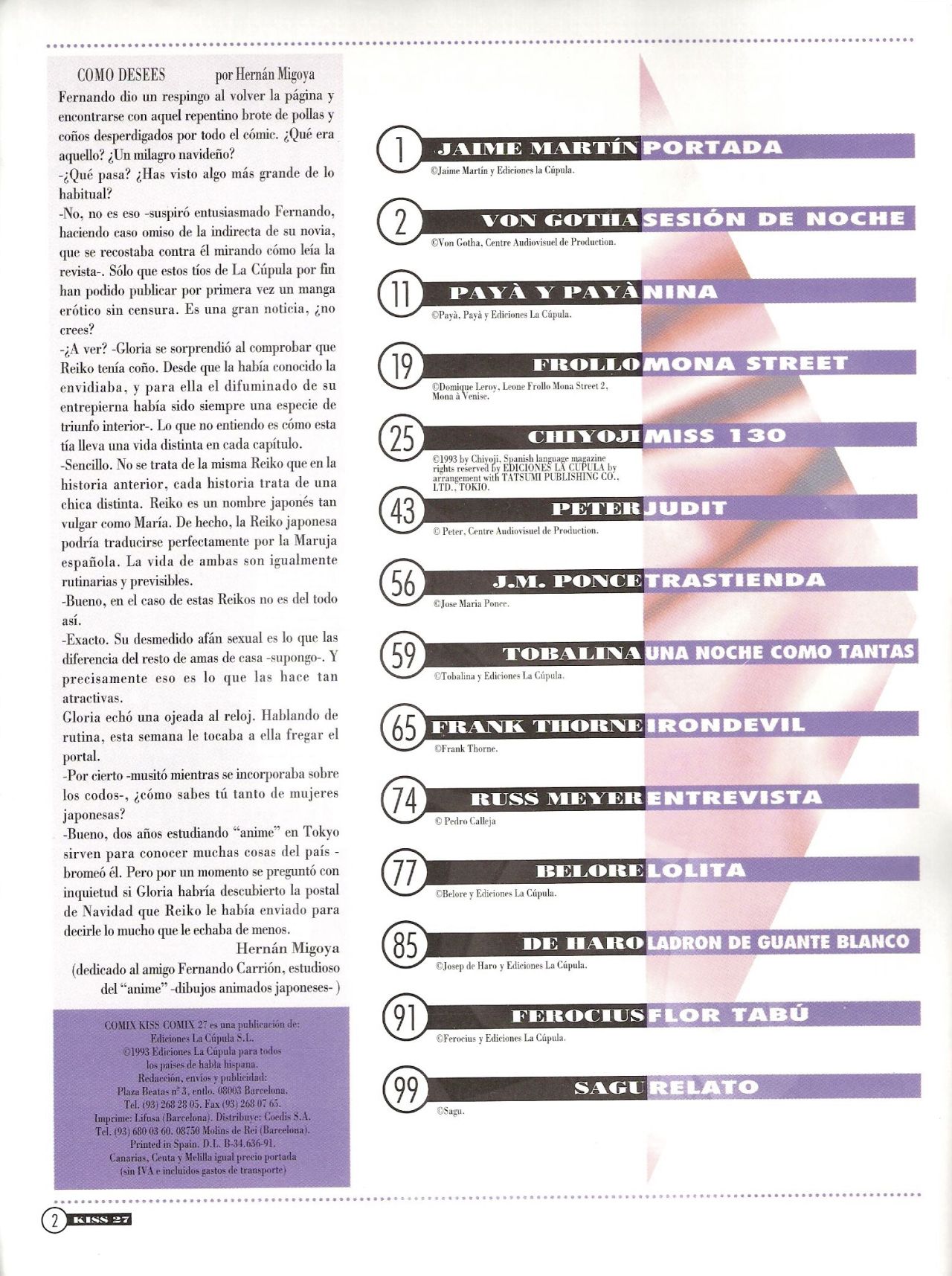 Kiss Comix 027 image number 1