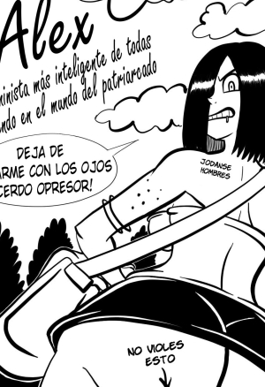 Alex, la feminista más inteligente de todas viviendo en el mundo del patriarcado