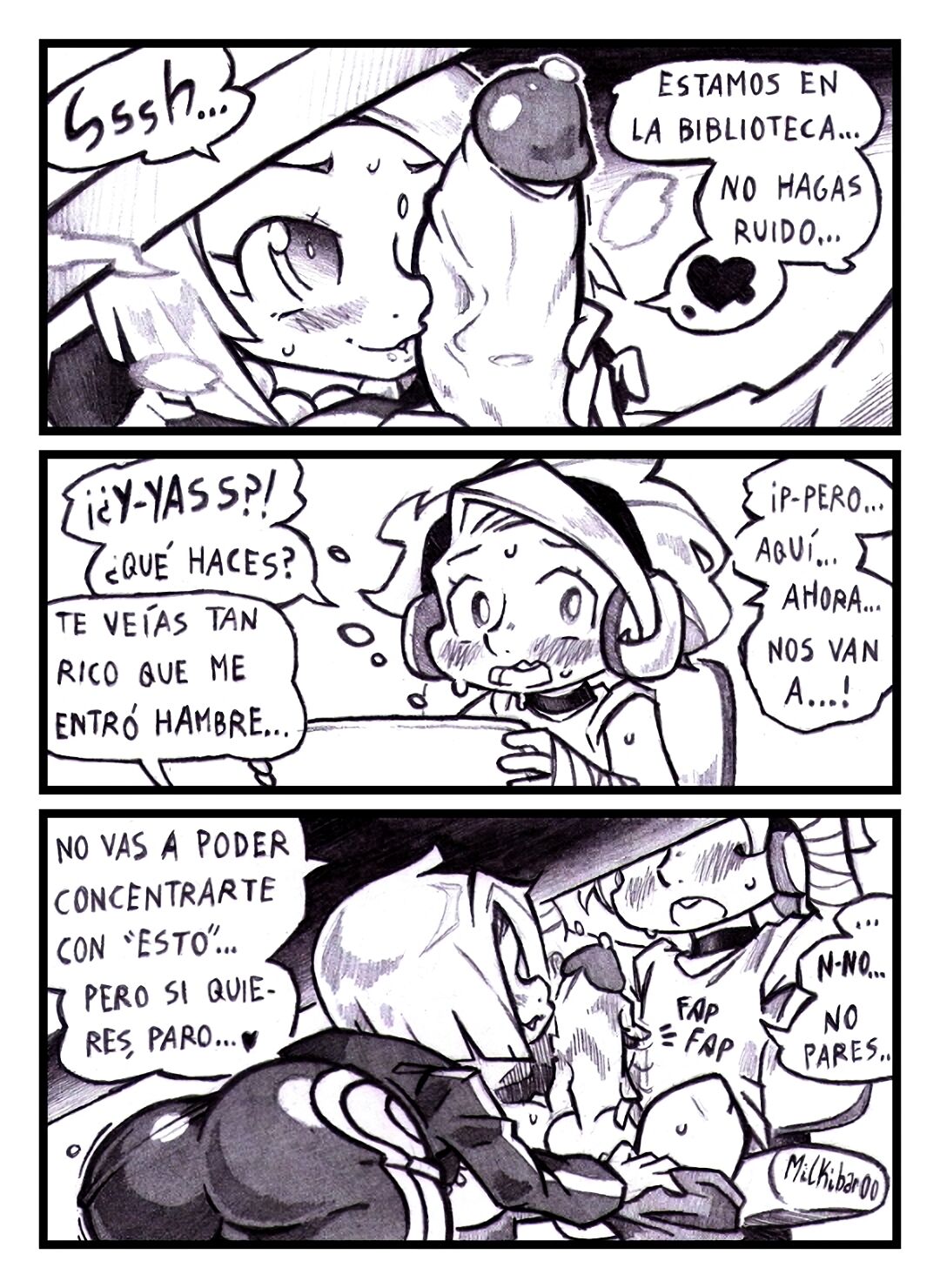 Estudiando en la biblioteca image number 1