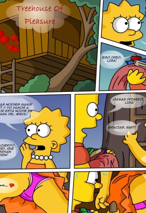 \"Los Simpsons\" - Casa del árbol del placer  \"A todo color\"