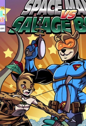 Space Man vs Savage Boy