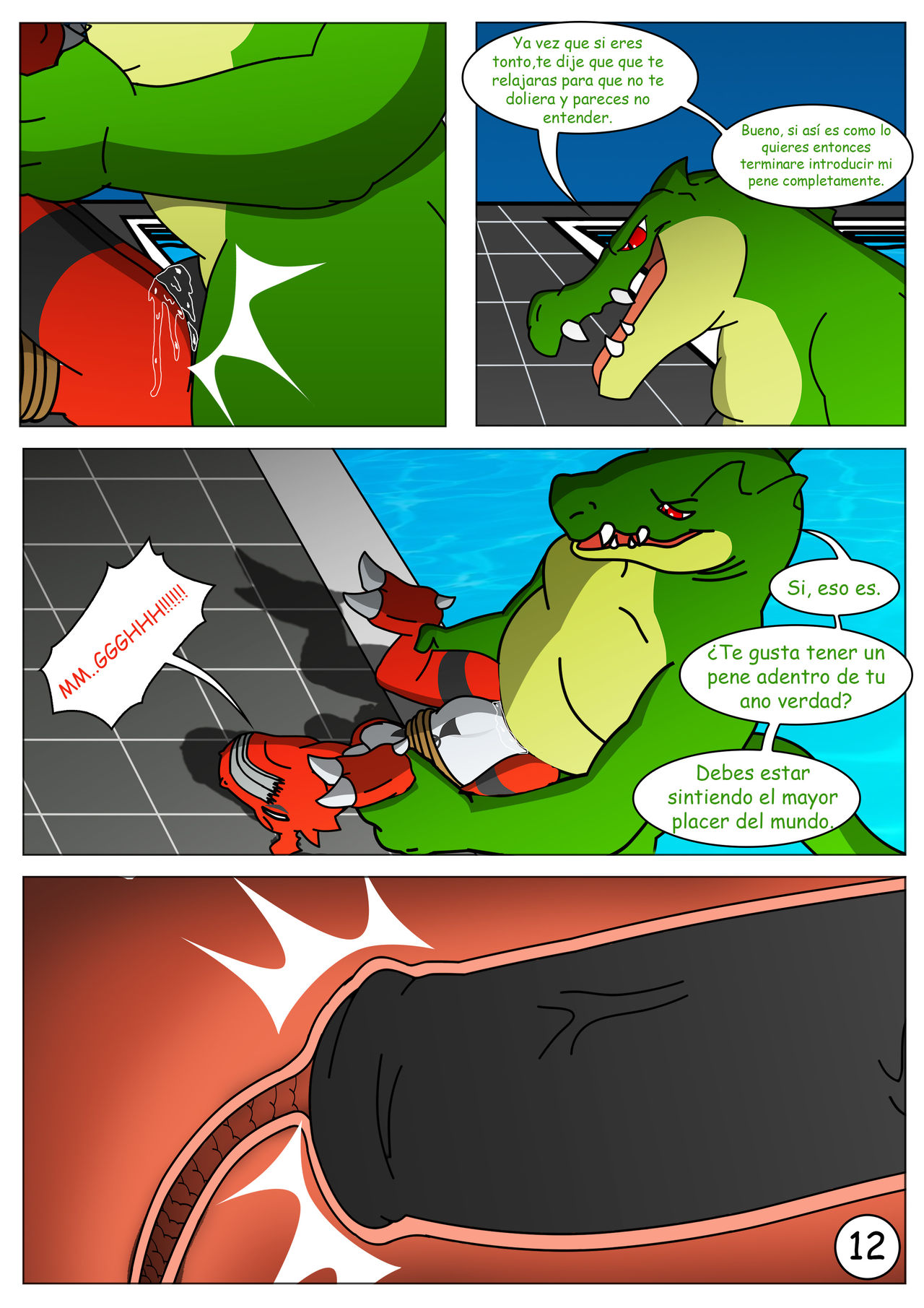 Divirtiéndose en la piscina image number 12