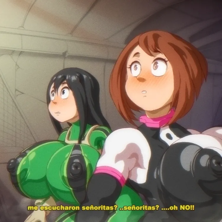 Ochaco And Tsuyu Meet Pancho image number 3