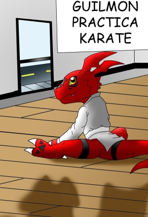 Guilmon Practica Karate