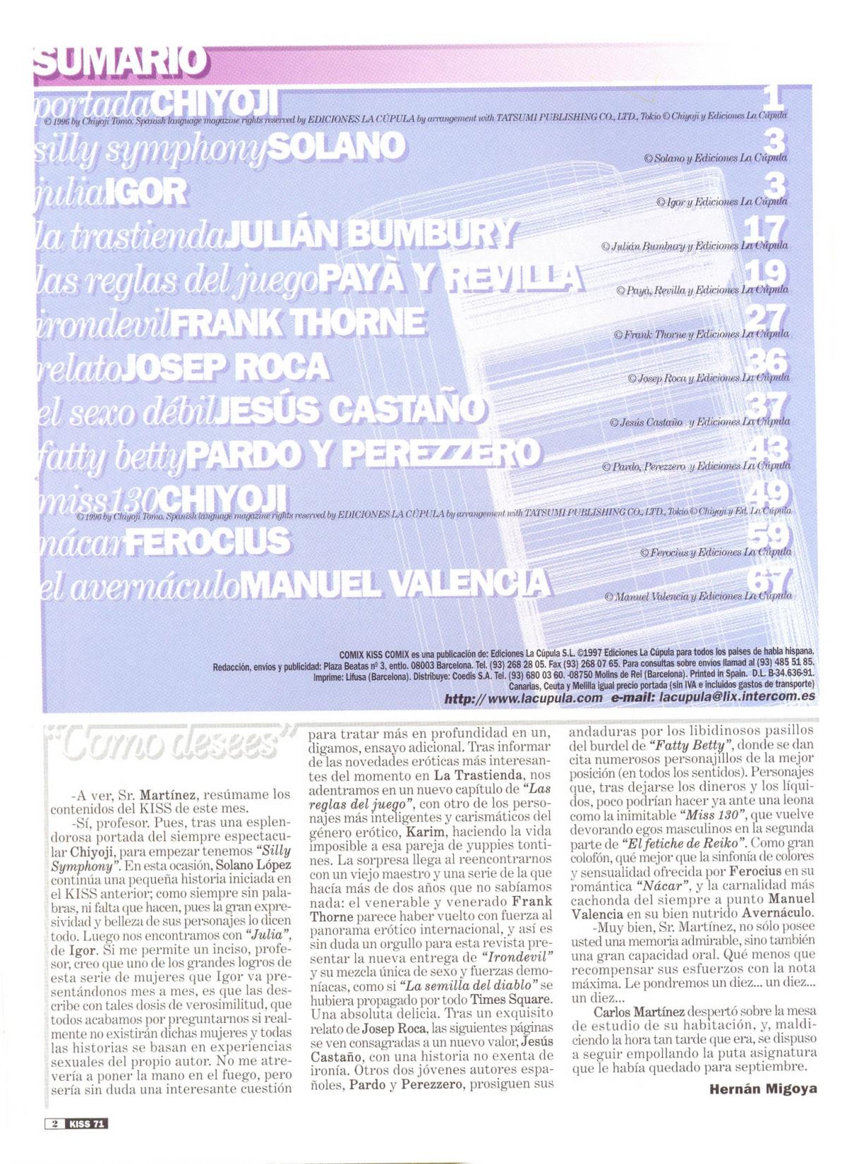 Kiss comix 071 image number 1